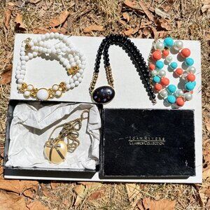 Vintage Designer Signed Necklaces Lot of 4 - Joan Rivers, Jones New York monet